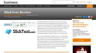 SlickText Review 2018 | Business.com