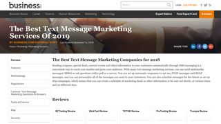 The Best Text Message Marketing Service Reviews of 2019