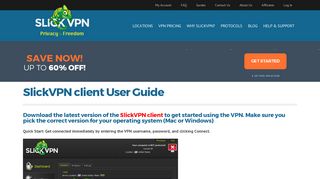 SlickVPN client User Guide - SlickVPN