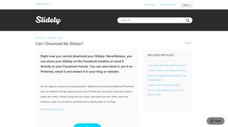 Can I Download My Slidely? – Help Center