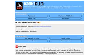 Delete your Slide.ly account | accountkiller.com