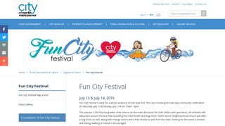 Fun City Festival - City of North Vancouver