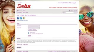 SlimFast Forum - User Control Panel - Login