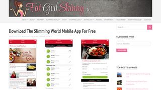 Download The Slimming World Mobile App For Free | FatGirlSkinny ...