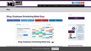 Sling: Employee Scheduling Made Easy - Mike Gingerich