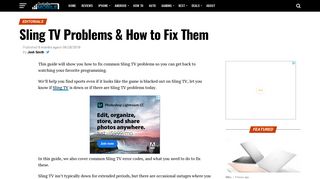 Sling TV Problems & How to Fix Them - Gotta Be Mobile