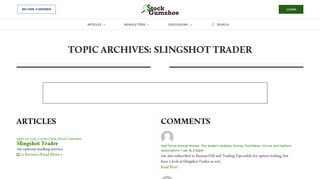 Slingshot Trader | Stock Gumshoe