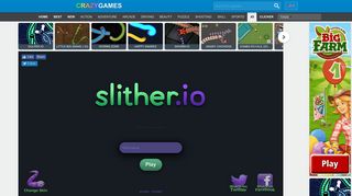 Slither.io - Play Slither in Fullscreen! - Crazy Games