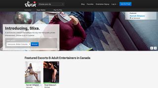 VIP Escort Directory and Independent Escort Guide - Slixa.ca