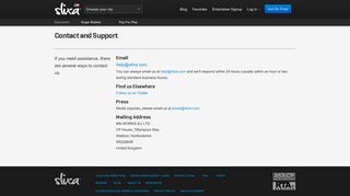 Contact and Support | Slixa - Slixa.com