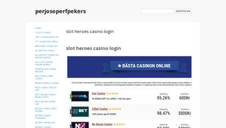slot heroes casino login - perjosoperfpekers - Google Sites