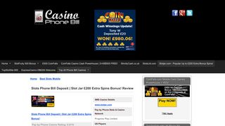 New UK Slots | Slot Jar | Up to £200 Deposit Bonus! - Casino Phone Bill