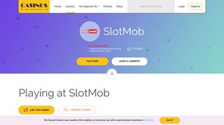SlotMob | No Deposit Casino Review