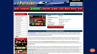 R70 Free No Deposit Online Casino Bonus @ Slots Capital Casino