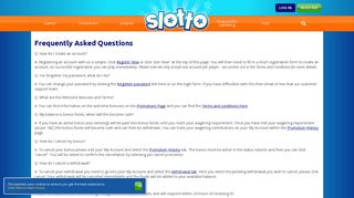 Support | Slotto | 10 Free Spins Bonus | Online Casino