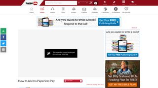 How to Access Paperless Pay - TeacherTube