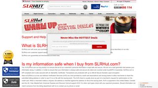 Support and Help | SLRHut - consumer electronics in UK