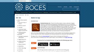 ISS - SLS / Mobile SLS App - Oneida-Herkimer-Madison BOCES