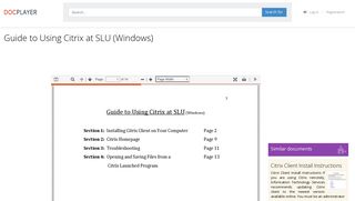 Guide to Using Citrix at SLU (Windows) - PDF - DocPlayer.net