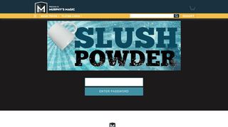 Slush Powder - Login - Murphy's Magic