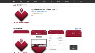 SLV Federal Bank Mobile App on the App Store - iTunes - Apple