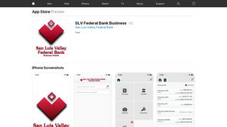 SLV Federal Bank Business on the App Store - iTunes - Apple