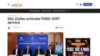 SM, Globe activate FREE WiFi service | ASTIG.PH