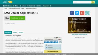 SMA Dealer Application 1.2 Free Download