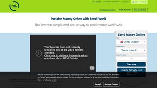 Send Money Online with Small World - Small World Money Transfer