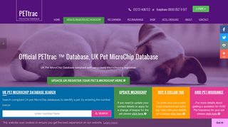 PETtrac™ Official | UK Pet MicroChip Database | 24hr Reunification ...