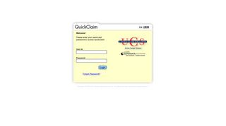 QuickClaim: Login