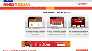Smart Coupons - Family Dollar