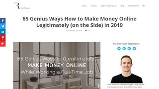 65 Genius Ways How to Make Money Online (on the Side) in 2019