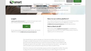 Smart Currency Online Portal · Smart Currency Exchange