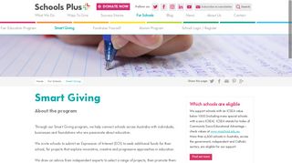 Smart Giving - Australian Schools Plus