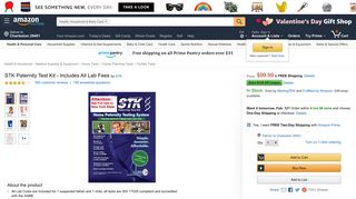 Amazon.com: STK Paternity Test Kit - Includes All Lab Fees: Health ...