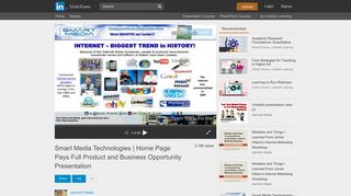 Smart Media Technologies | Home Page Pays Full Product and ...