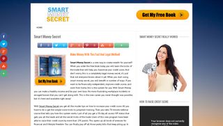 Smart Money Secret - New Financial Planning Manual | Free Book!