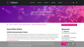 Smart Office Clients - Ribbon Communications