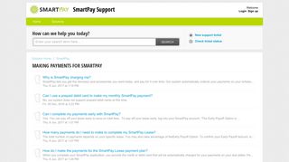 MAKING PAYMENTS FOR SMARTPAY : SmartPay Support
