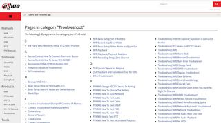 Category:Troubleshoot - Dahua Wiki