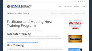 Facilitator and Host Training – SMART Recovery – Addiction Support