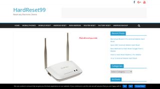 SmartRG SR360n Router - How to Factory Reset - HardReset99