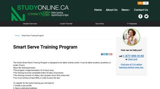 Smart Serve Training Program | studyonline.ca