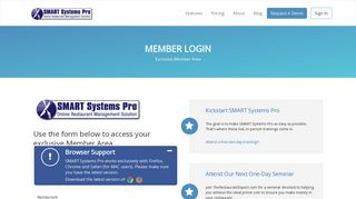 SMART Systems Pro: Sign In