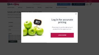 Sign up - Pick n Pay