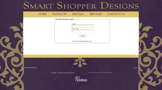 Smart Shopper Designs - Site Administration Login