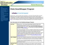 Vitals SmartShopper Program, State of New Hampshire Human ...