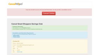 How To: Cancel Smart Shoppers Savings Club - Cancelwizard