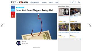 Scam Alert: Smart Shoppers Savings Club - wafflesatnoon.com